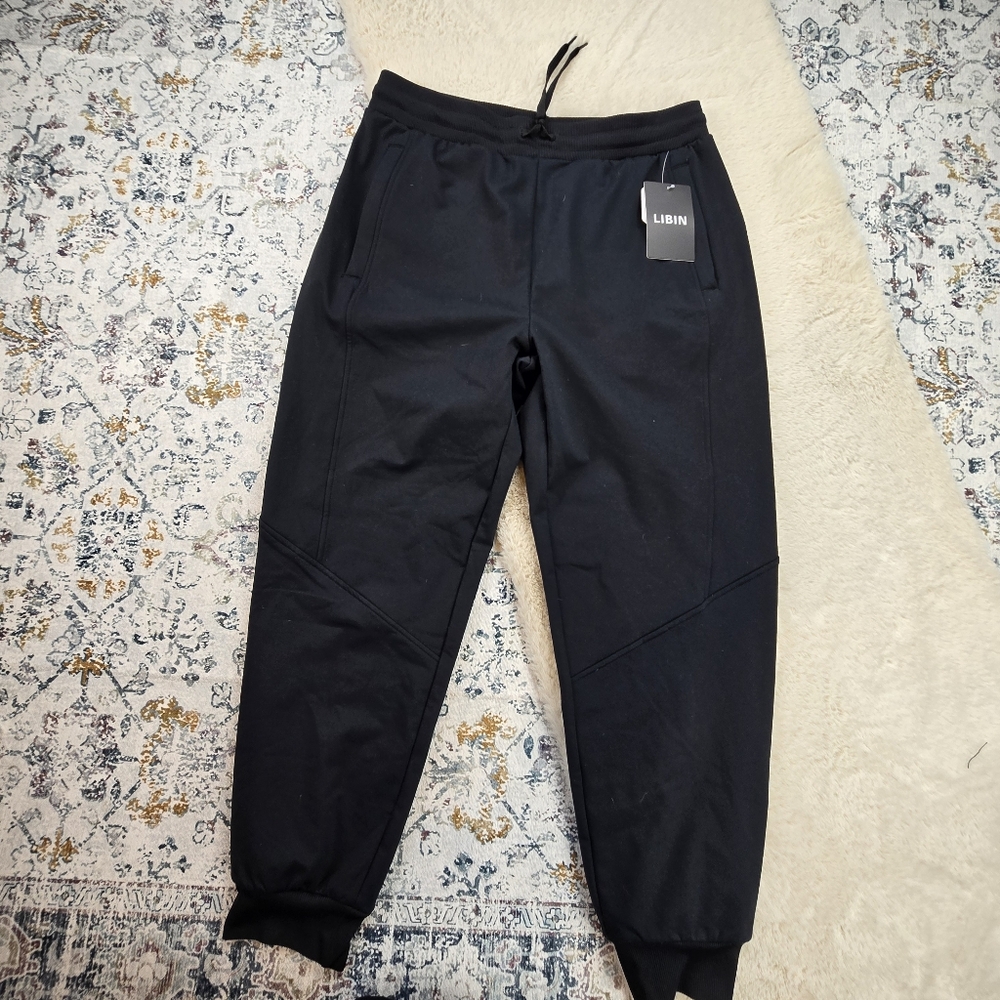 Libin Women's Joggers Pants Athletic Running Black Large NWT
